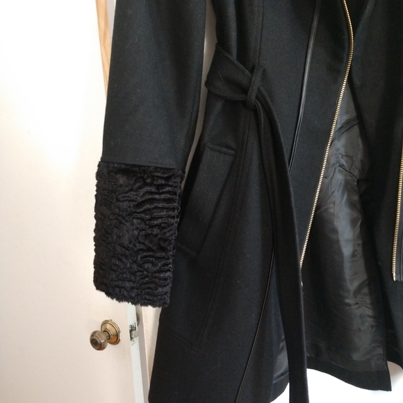 La Nouvelle Renaissance Wool Blend Midweight Jacket   Size Small   Black - Picture 6 of 12